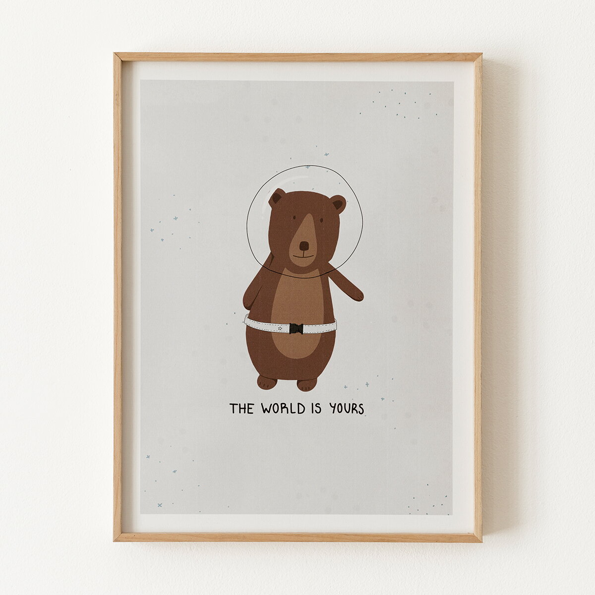 Space bear poster