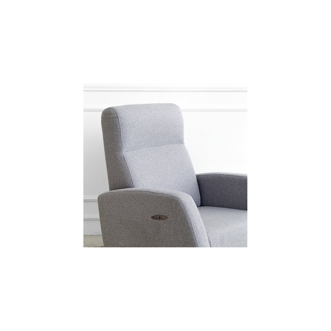 Butaca relax personalizable Malmo Colores tapizados Aura 14 gris claro