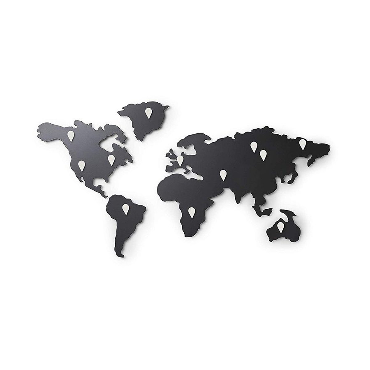 World mapa negro