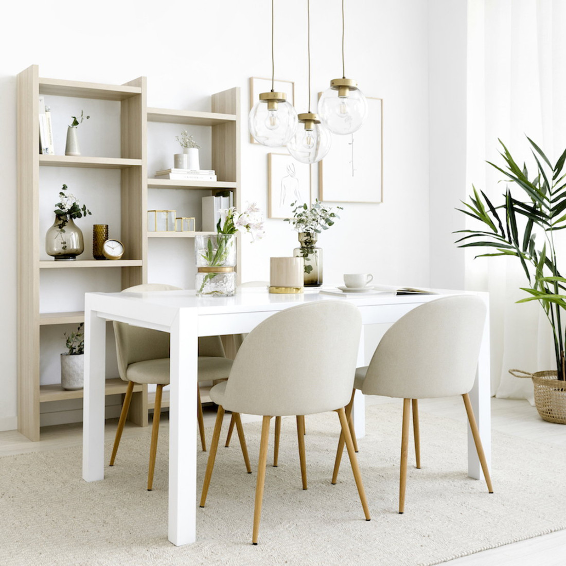 Lane mesa extensible blanca  Mesa y sillas cocina, Decoración de unas, Mesa  y sillas